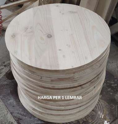 PAPAN BULAT, PAPAN BUNDAR SUDAH DIAMPLAS HALUS 40CM