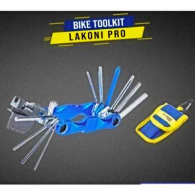 Toolkit Set Sepeda / Bike Toolkit Set [15 pcs] LAKONIPRO MULTI COLOR