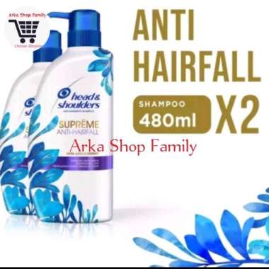 Promo Harga Head & Shoulders Supreme Shampoo Anti-Hairfall 480 ml - Blibli