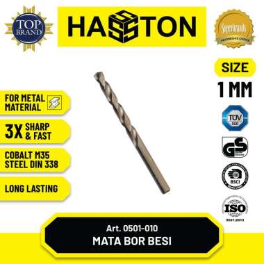 HASSTON PROHEX Mata Bor Besi Cobalt 3.5mm (0501-035) 6mm