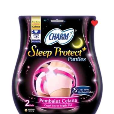 Charm Sleep Protect+ Panties Pembalut Celana Isi 2 pc