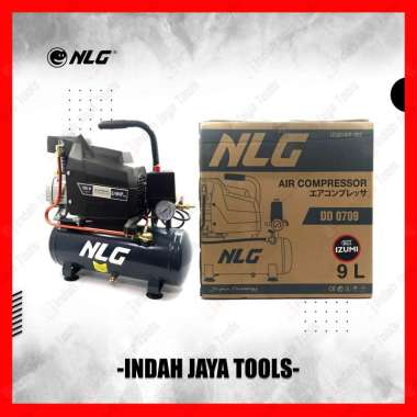 NLG DD0709 Kompresor Angin Listrik 3/4 HP 9 Liter - Air Compressor Ex Izumi