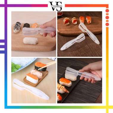 Cetakan Pembuat Bola Nasi Onigiri Sushi Bento Dengan Gagang / Cetakan Pembuat Nasi Bento Bola Onigir