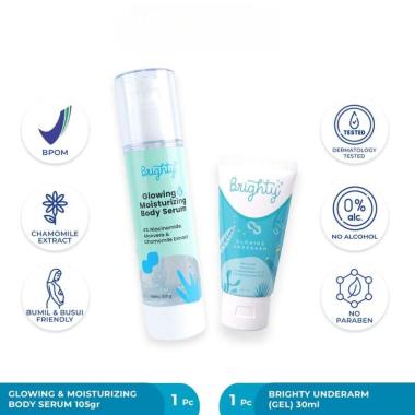 Brighty Glowing & Moisturizing Body Serum X Glowing Underarm