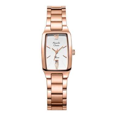 Jam Tangan Wanita Alexandre Christie Passion AC 2455 LD BRGSL Ladies Silver Dial Rose Gold Stainless