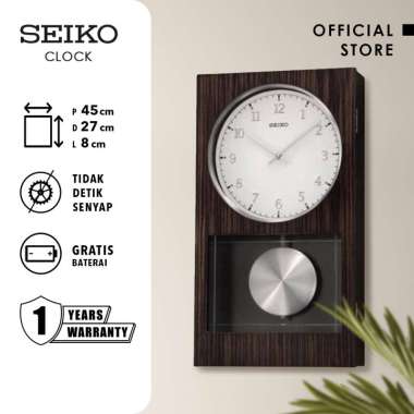Promo Jam Dinding Seiko Clock Qxh072b 30cm Dark Brown Color
