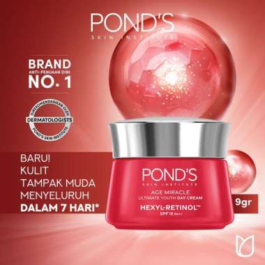 Ponds Age Miracle Youthful Glow Day Cream Moisturizer 9G