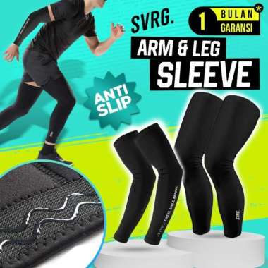 Svarga Arm & Leg Sleeve - Manset Olahraga - Manset Tangan & Kaki Leg Sleeve L