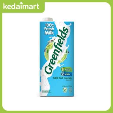 Promo Harga Greenfields UHT Full Cream 1000 ml - Blibli