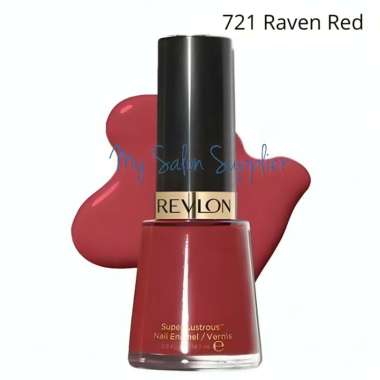 Revlon Nail Enamel Nail Polish 721 Raven Red