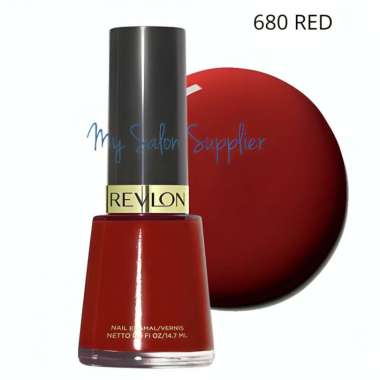 Revlon Nail Enamel Nail Polish 680 Red