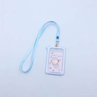 ONE-C324 Name Tag ID Card Holder Gantungan Kartu Nama Atau Panitia Motif Kartun / Tali ID Card Nama
