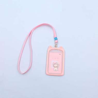 ONE-C324 Name Tag ID Card Holder Gantungan Kartu Nama Atau Panitia Motif Kartun / Tali ID Card Nama