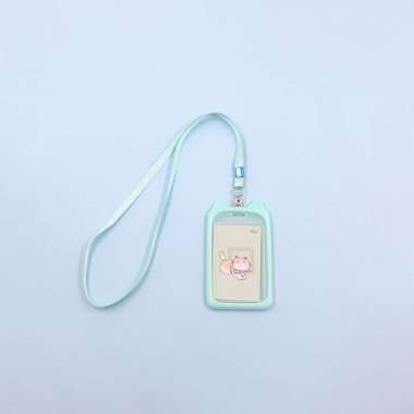 ONE-C324 Name Tag ID Card Holder Gantungan Kartu Nama Atau Panitia Motif Kartun / Tali ID Card Nama