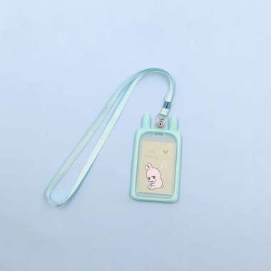 ONE-C324 Name Tag ID Card Holder Gantungan Kartu Nama Atau Panitia Motif Kartun / Tali ID Card Nama
