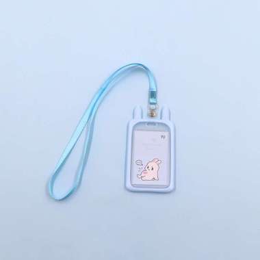 ONE-C324 Name Tag ID Card Holder Gantungan Kartu Nama Atau Panitia Motif Kartun / Tali ID Card Nama