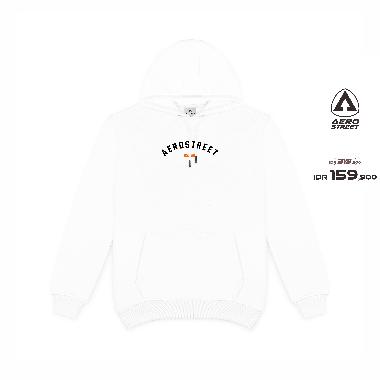 Aerostreet Hoodie Old School Putih Sweater Jumper CBAAA M