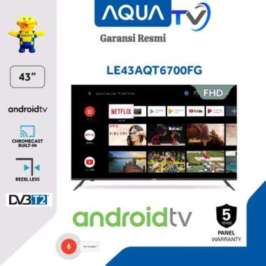 Aqua Japan 43" FHD Android Smart TV Wifi Garansi Resmi