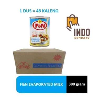 Susu Evaporasi dus isi 48 kaleng / Evaporated FN / F&N 380 ml / Susu Cair / Evaporasi / F&N / Susu E