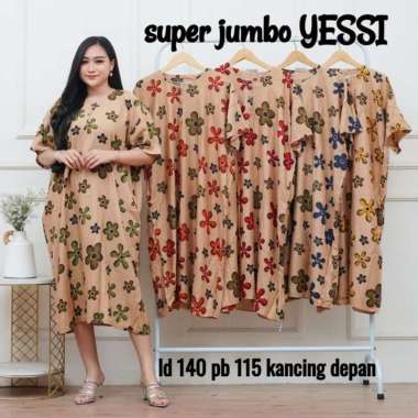 AISY BATIK/DASTER JUMBO BUSUI MELANI/DRESS JUMBO WANITA HAMIL/DASTER VIRAL KEKINIAN TERBARU