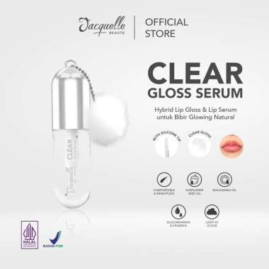 Jacquelle Lip Gloss Series : Magic Gloss Serum - Clear Gloss Serum - Tinted Gloss Serum - Glitter Gl