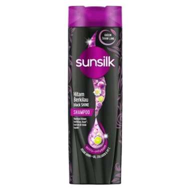 Promo Harga Sunsilk Shampoo Black Shine 160 ml - Blibli