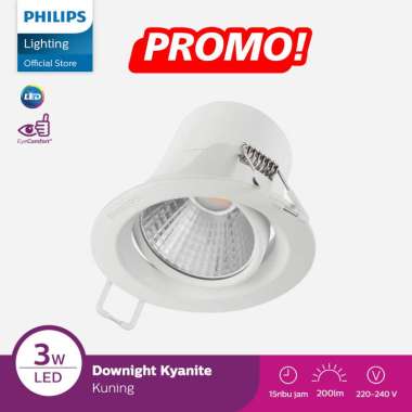 Philips Spotlight SL201 070 3W 27K WH Kuning Recessed LED