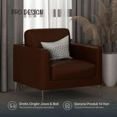 Pro Design Nexus Sofa 1 Dudukan Leather Brown