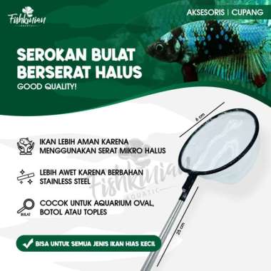 SEROKAN BULAT - UNTUK IKAN CUPANG / BETTA FISH