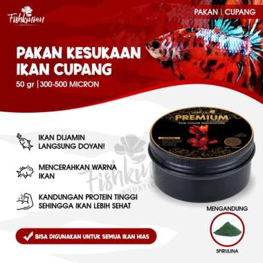 PELET IKAN CUPANG BETTA FISH - PREMIUM DENGAN SPIRULINA