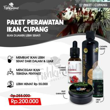 Paket Perawatan Ikan Cupang