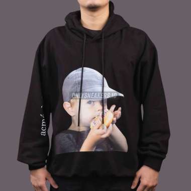 ADLV CAP BOY BLACK HOODIE (100% AUTHENTIC) 2