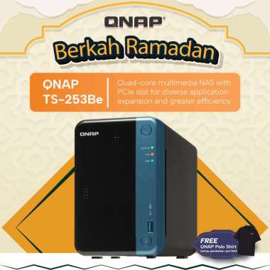 QNAP TS-253Be-2G 2-Bay NAS Server External Storage Personal Cloud