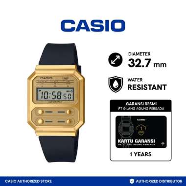 jam tangan wanita vintage CASIO general A100WEFG-9ADF