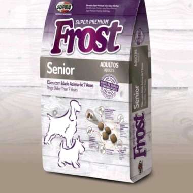 Frost senior 7+ mature all ras dog food super premium 2.5kg