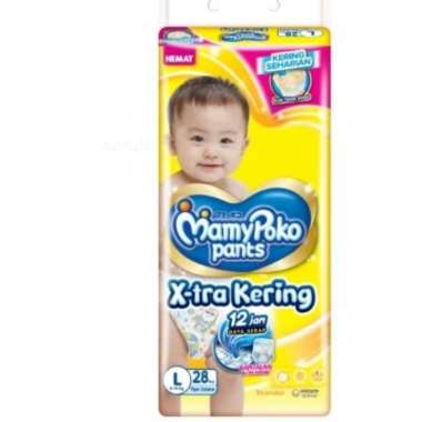Promo Harga Mamy Poko Pants Xtra Kering L28 28 pcs - Blibli