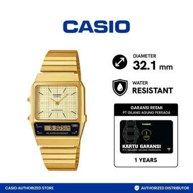 jam tangan unisex vintage casio AQ-800EG-9ADF