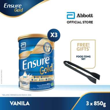 Promo Harga Ensure Gold Wheat Gandum Vanilla 850 gr - Blibli