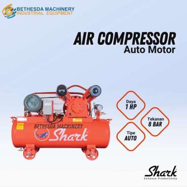 Kompresor Angin SDP 1 HP Shark / Kompresor Tanpa Mesin 1 HP unloading
