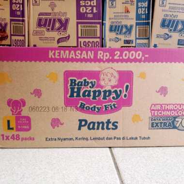 BABY HAPPY PANTS Renceng L 1 Karton isi 48pcs