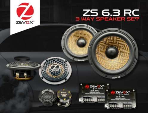ZEVOX ZS 6.3 RC Speaker 3-Way Component Split 6,5" ZS-6.3RC by Vox