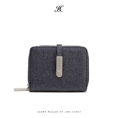 JIMS HONEY - Dompet Lipat Pendek Dompet Kartu Wanita Clowy Wallet Blue