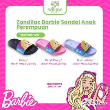 Sandal Jepit Anak - Zandilac Barbie Serries New Merah Peony