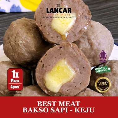 BEST MEAT BAKSO SAPI TENNIS ISI 4 (BEST SELLER) KEJU