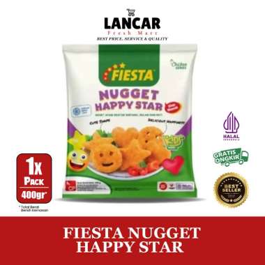 Promo Harga Fiesta Naget Nugget Happy Star 500 gr - Blibli