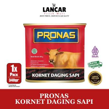 PRONAS KORNET SAPI 340GR / PRONAS KORNET DAGING SAPI 340GR