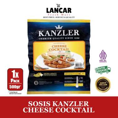 KANZLER CHEESE COCKTAIL 500GR / KANZLER SOSIS AYAM ISI KEJU 500GR