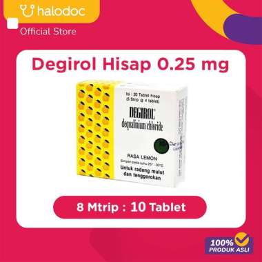 Degirol Hisap 0.25 Mg 10 Tablet