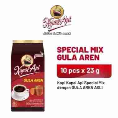 Promo Harga Kapal Api Kopi Bubuk Special Mix Gula Aren per 10 sachet 23 gr - Blibli