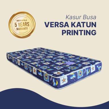 Kasur Busa Spon Mattras - American Pillo Foam Versa Katun Printing 160 x 200 Merah